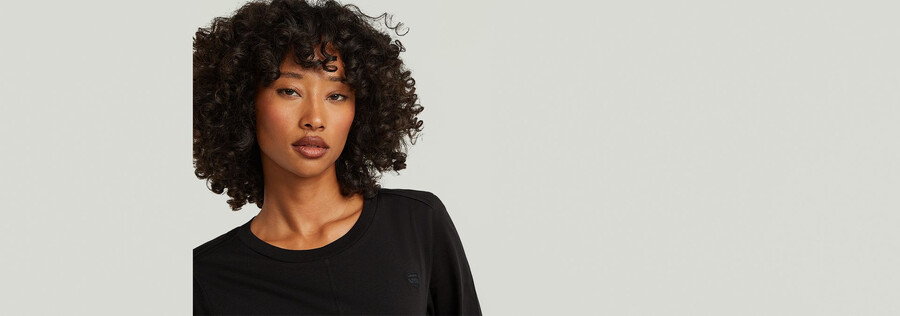t-shirt mit vorderer naht