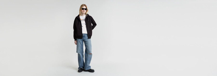 premium core 2.1 kapuzenpullover mit reißverschluss