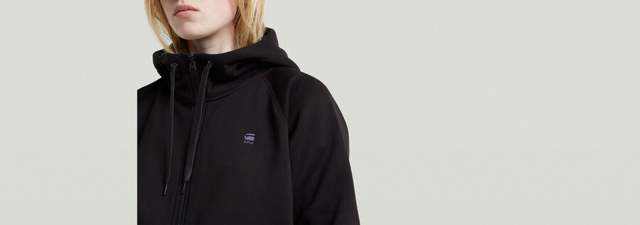 premium core 2.1 kapuzenpullover mit reißverschluss