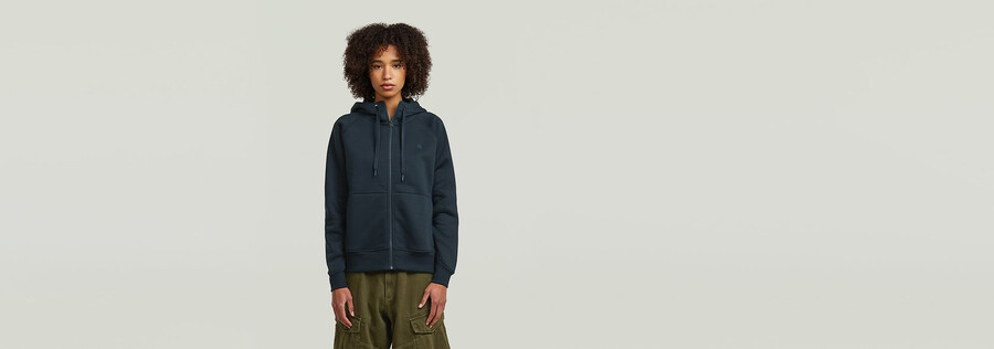 premium core 2.1 hoodie zip-thru-sweater