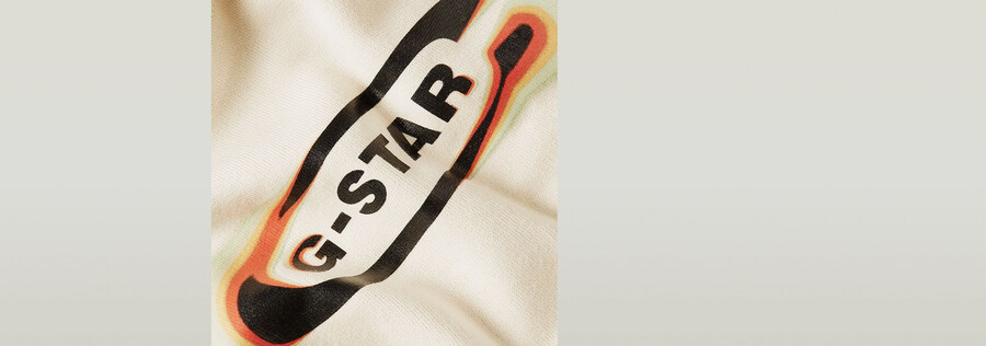 old school logo loose hoodie