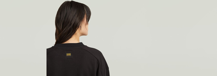 biker-sweater mit reißverschluss