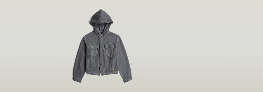 gewaschene kapuzenpulloverjacke