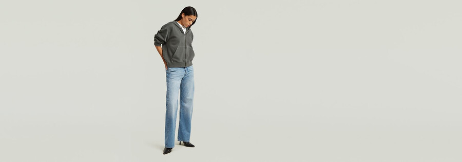 gewaschener hoodie mit reißverschluss lässiger pullover