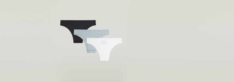 hipster-slips ohne sichtbare linien 3er-pack