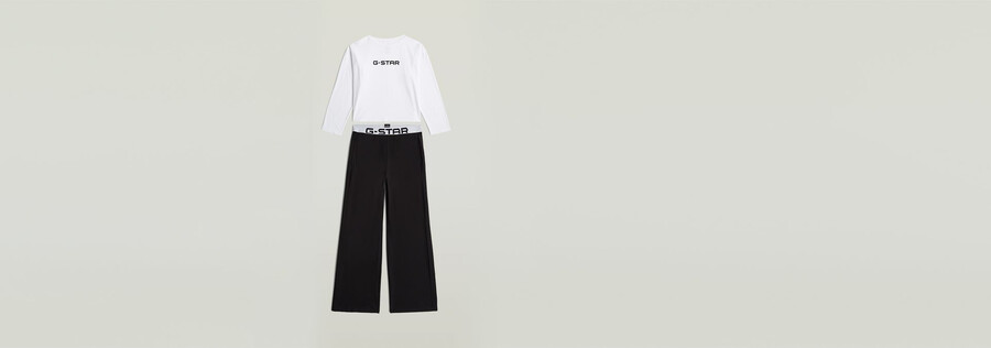 pyjama-set aus t-shirt und hose