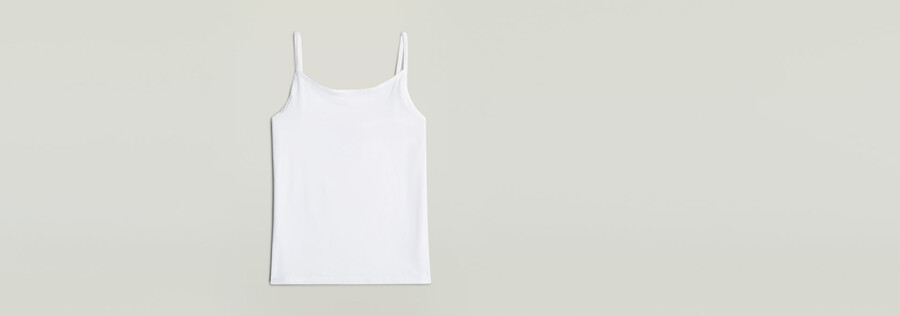 pyjama-set mit trägertop und weitem bein