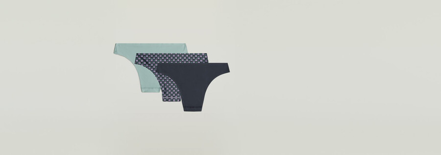 hipster-slips ohne sichtbare linien 3er-pack