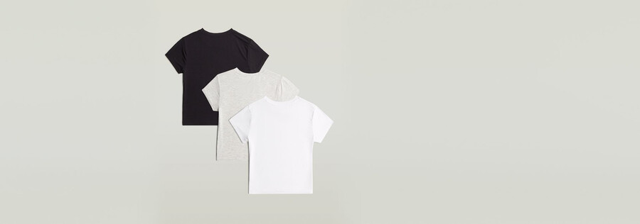 3er-pack cropped-t-shirts