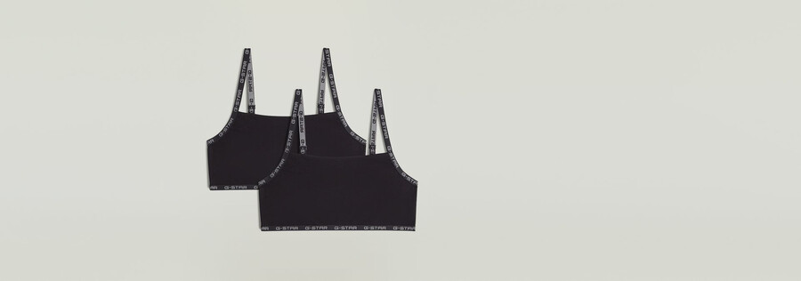2er-pack bralettes mit trägern