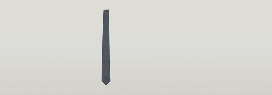 chambray-krawatte