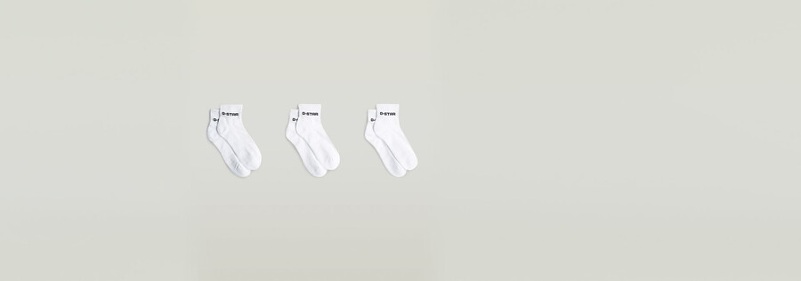 3er-pack kurze logo-socken