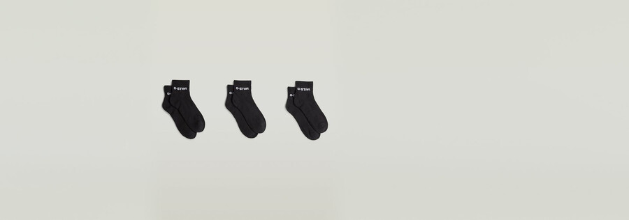 3er-pack kurze logo-socken