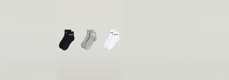 3er-pack kurze logo-socken