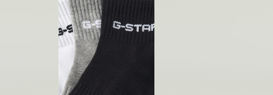 3er-pack kurze logo-socken