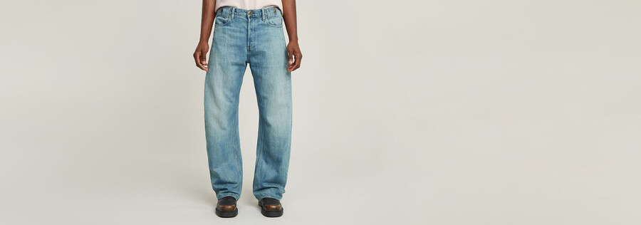 bend loose jeans