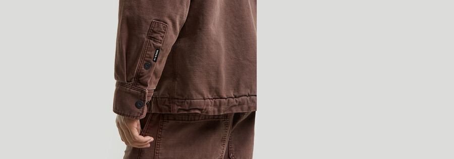 boxy fit sherpa-jacke