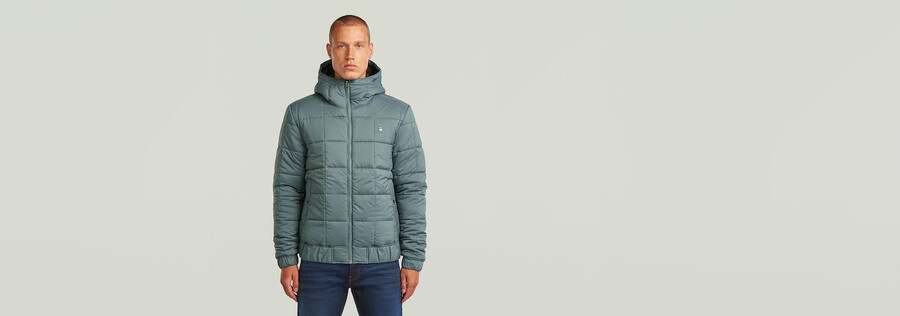meefic steppjacke mit kapuze