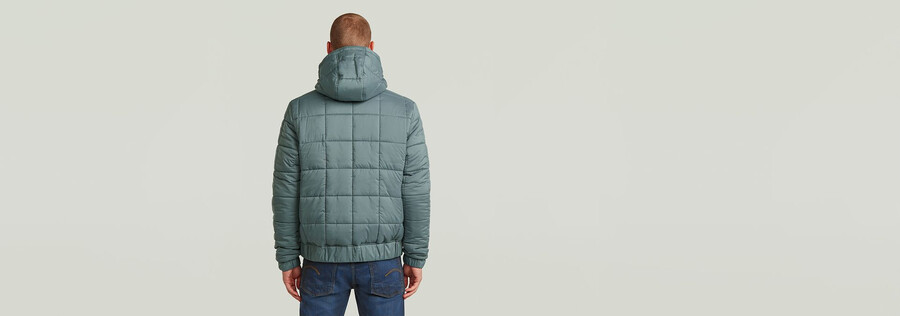 meefic steppjacke mit kapuze