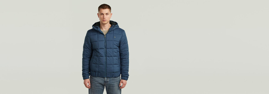 meefic steppjacke mit kapuze
