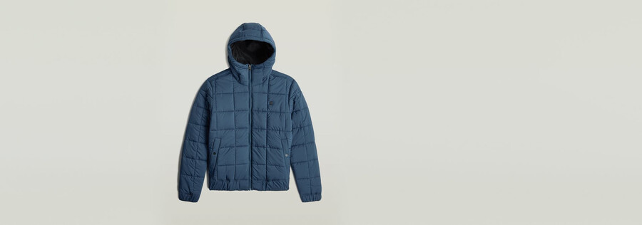 meefic steppjacke mit kapuze