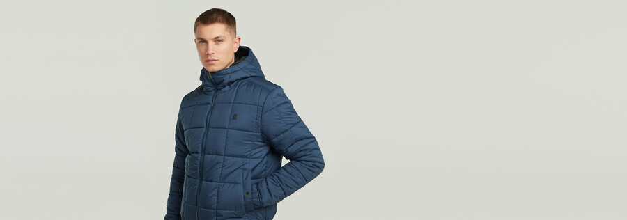 meefic steppjacke mit kapuze