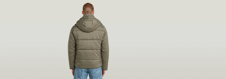 g-whistler wattierte kapuzenjacke