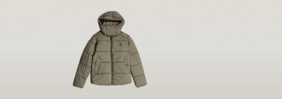 g-whistler wattierte kapuzenjacke