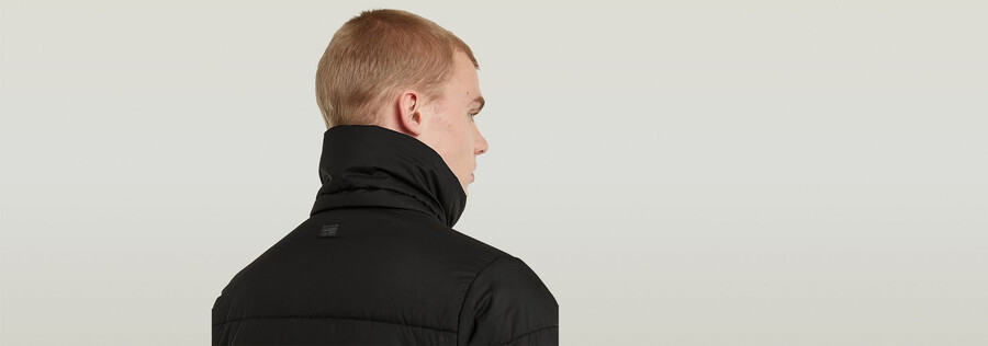 g-whistler wattierter parka mit kapuze