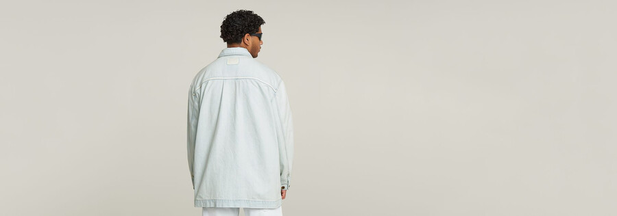 Übergroße arbeitsjacke