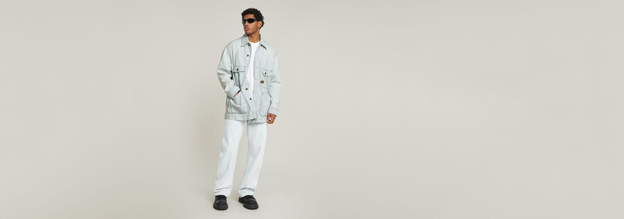 Übergroße arbeitsjacke