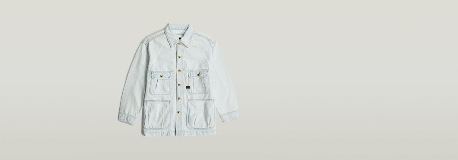 Übergroße arbeitsjacke