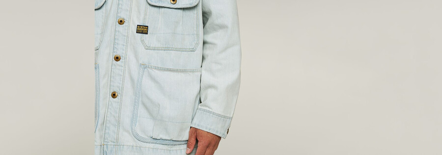 Übergroße arbeitsjacke
