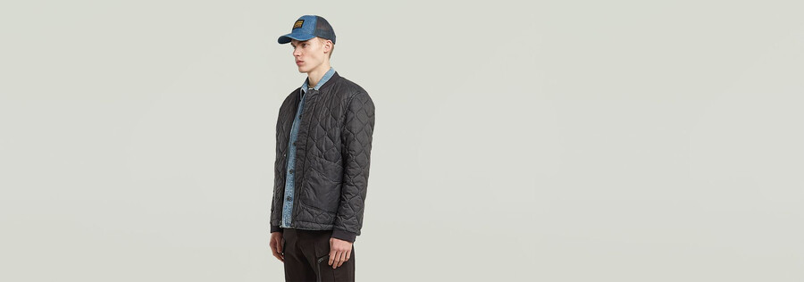 leichte gesteppte wattierte jacke