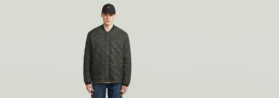 leichte gesteppte wattierte jacke