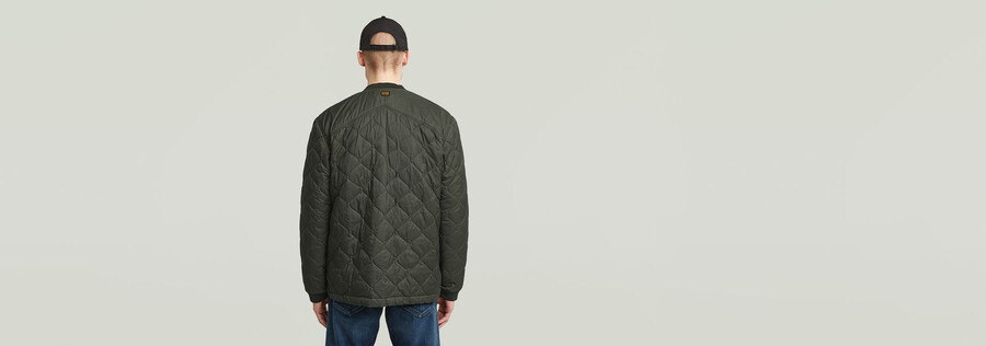leichte gesteppte wattierte jacke