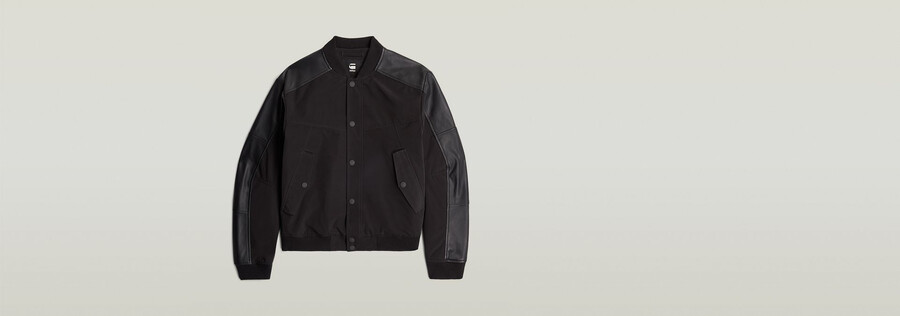 college-lederjacke