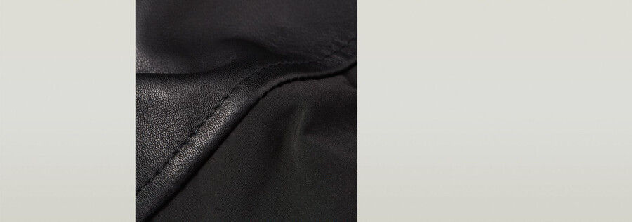 college-lederjacke