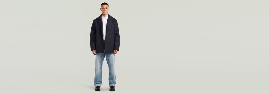 denim peacoat 2.0