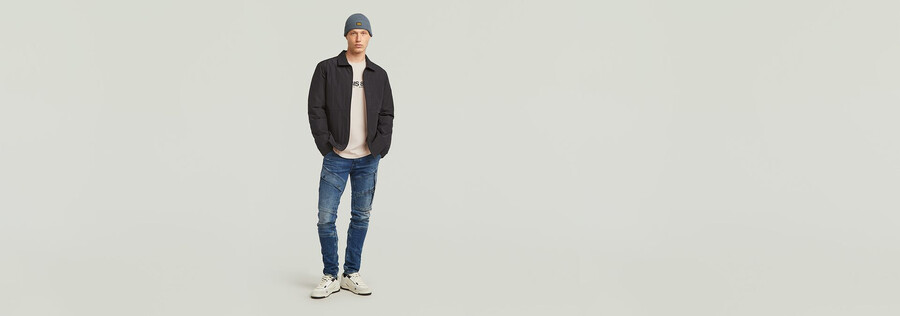 hochgefütterte steppjacke