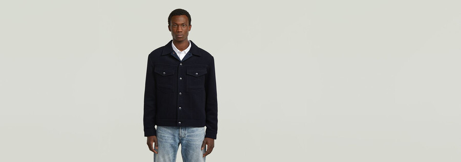 truckerjacke aus wolle