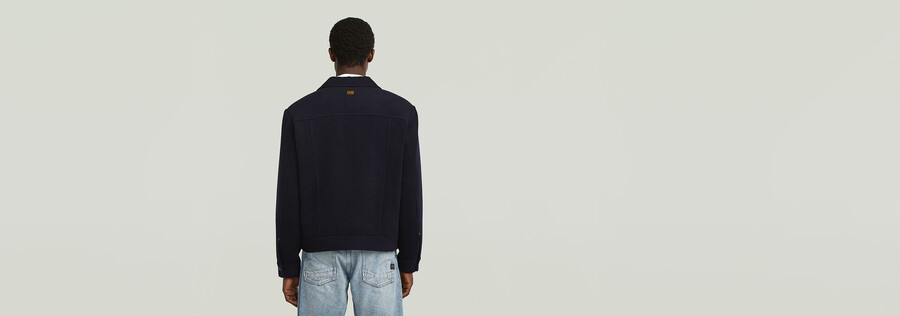 truckerjacke aus wolle