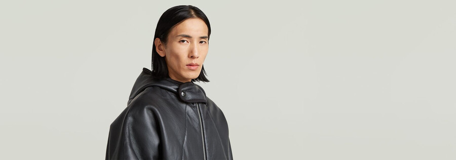 mn ltd 8 lederjacke