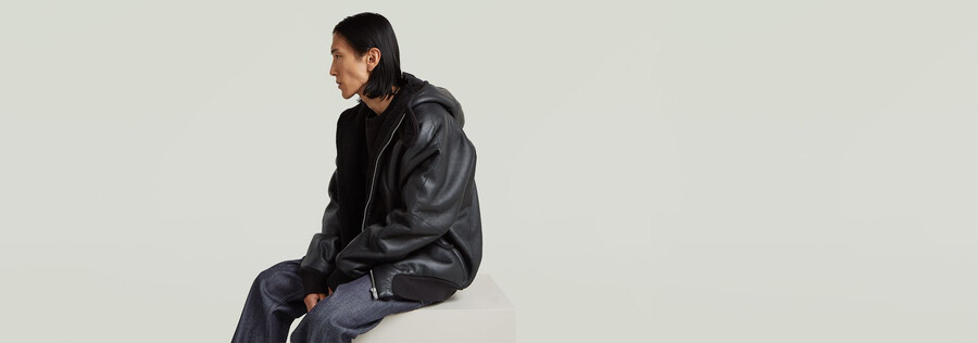 mn ltd 8 lederjacke
