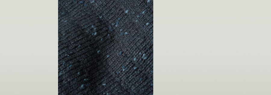 strickpullover mit polokragen und halbem reißverschluss