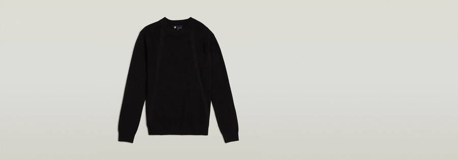strukturierter rippstrickpullover