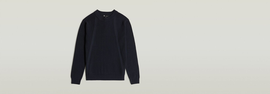 strukturierter rippstrickpullover