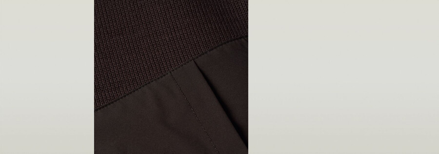 strickjacke aus stoffmix