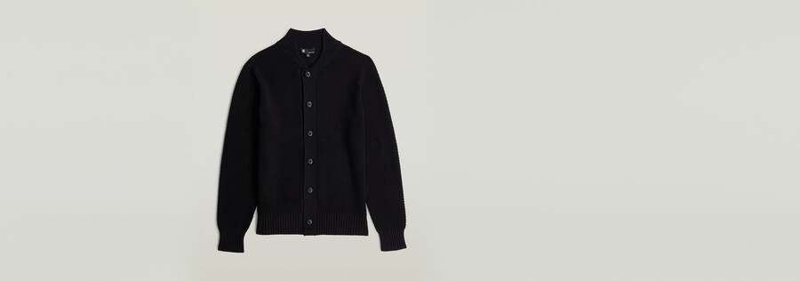 strickjacke mit wabenstruktur