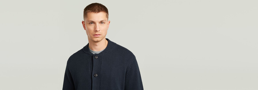 strickjacke mit wabenstruktur